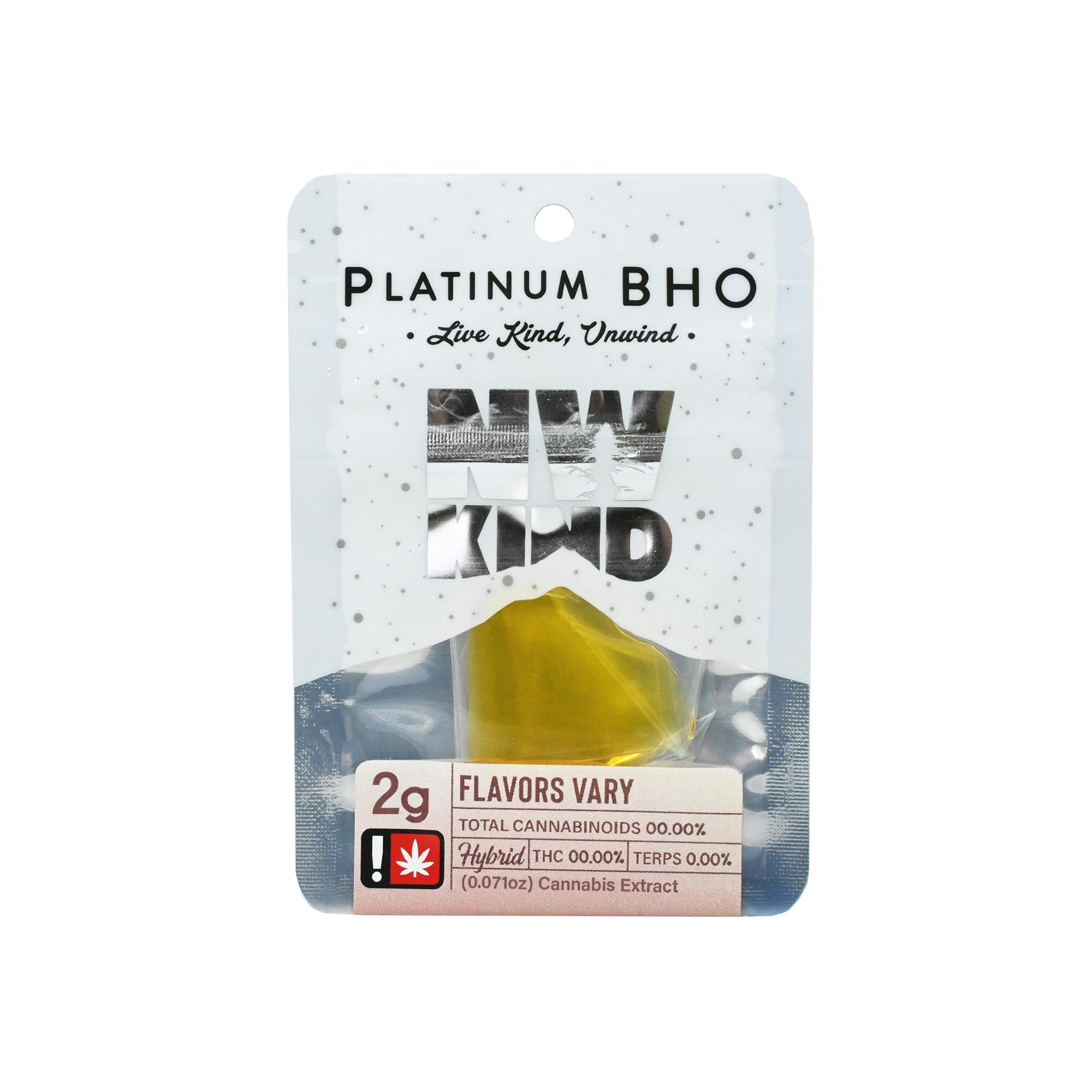 NW KIND - Jealousy Platinum BHO Shatter 2g - 1