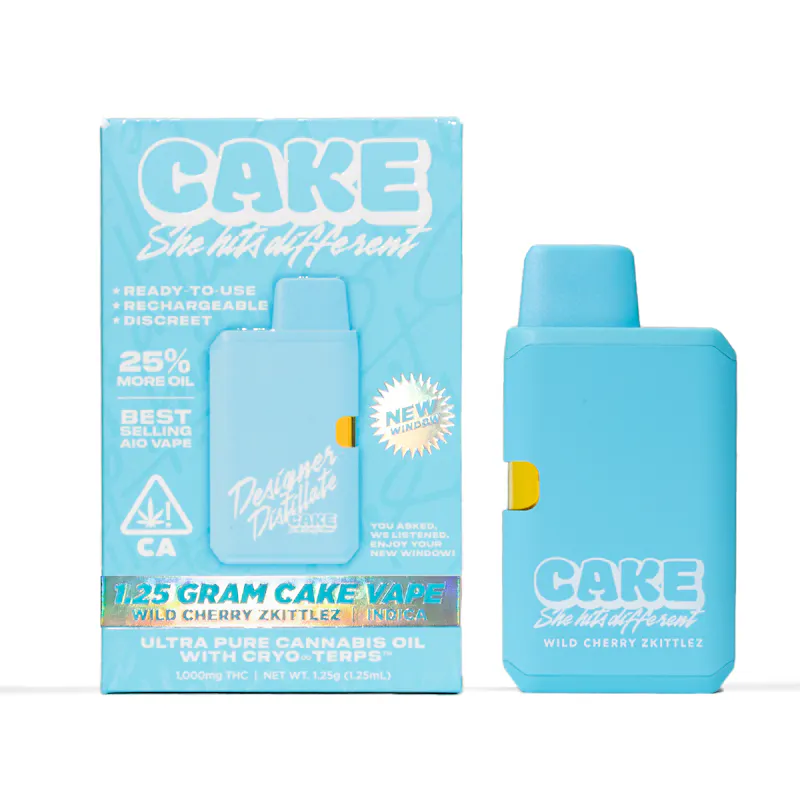 Cake Wild Cherry Zkittlez - 1.25 Grams - Indica - Designer Distillate
