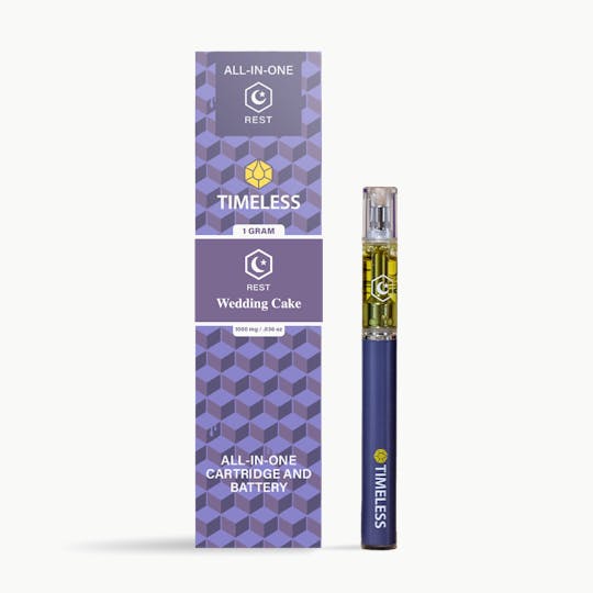 Timeless Vapes - Timeless Wedding Cake 1000mg Vape Cartridge All-In-One (Rest) - 1
