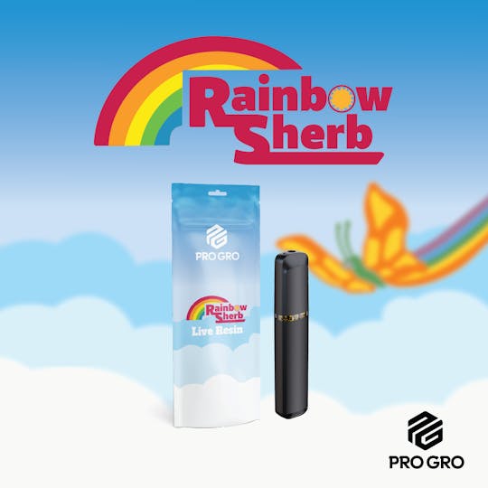 Pro Gro - Rainbow Sherb Live Resin Disposable | 1g - 1
