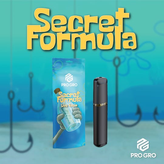 Pro Gro - Secret Formula Live Resin Disposable | 1g - 1