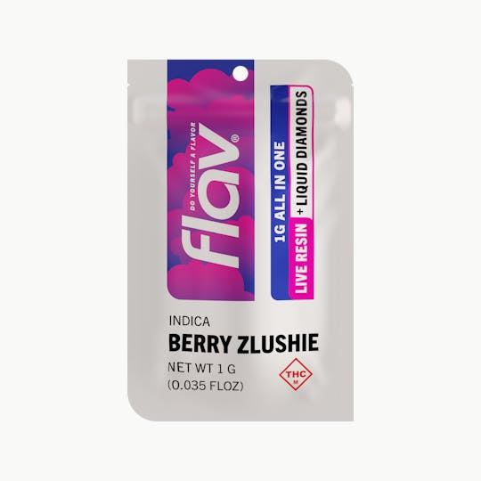 Flav - Berry Zlushie - Live Resin + Liquid Diamonds - Disposable | 1G - 1