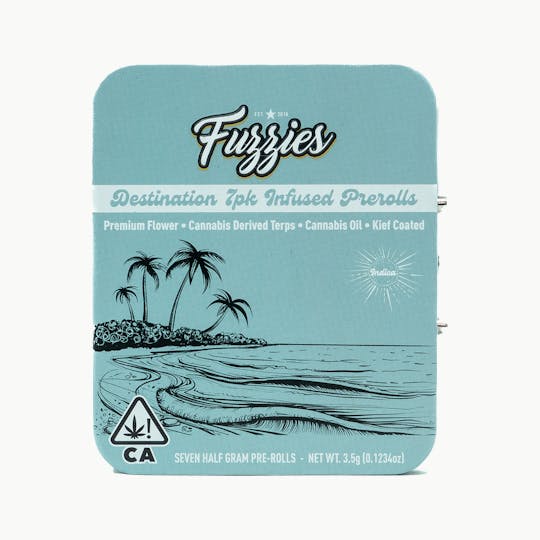 Fuzzies - Fuzzies Destination 3.5g Infused 7-Pack - Pacific Blue - 1