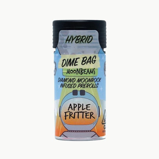 Dime Bag - Diamond Moonrock Infused Pre-rolls 2.5g 5-Pack - Apple Fritter - 1