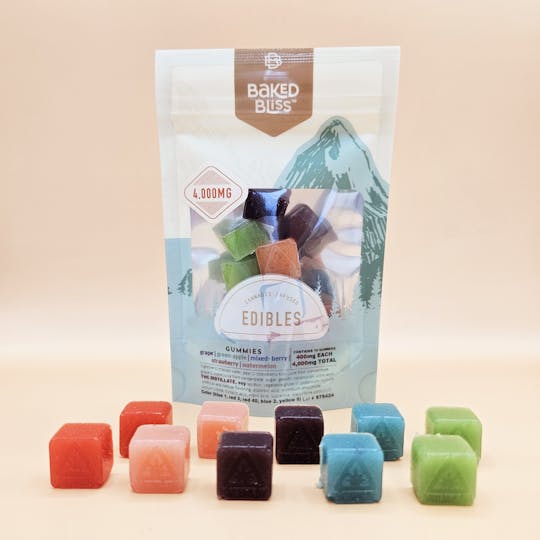 Baked Bliss Edibles - Baked Bliss 4000mg Gummies - 1