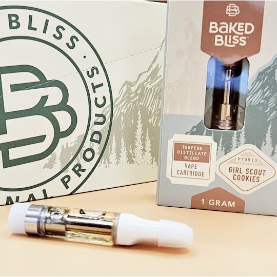 Baked Bliss Edibles - Baked Bliss 1g Girl Scout Cookies Cartridge - 1
