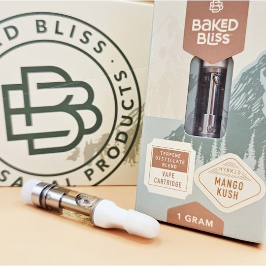 Baked Bliss Edibles - Baked Bliss 1g Mango Kush Cartridge - 1