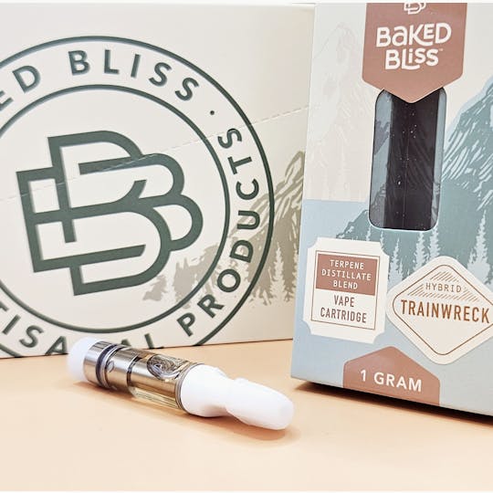 Baked Bliss Edibles - Baked Bliss 1g TrainWreck Cartridge - 1