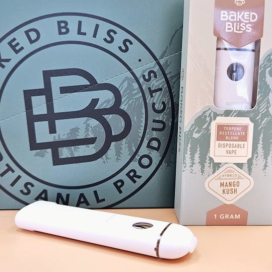 Baked Bliss Edibles - Baked Bliss Mango Kush 1g Disposable - 1
