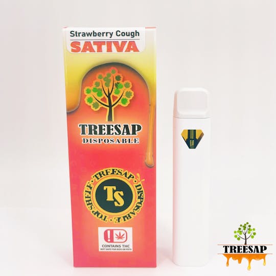 Cartel Oil Co - Treesap | Disposable | Distillate | Sativa | Strawberry Cough | 2g - 1