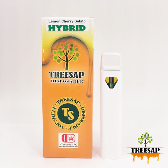 Cartel Oil Co - Treesap | Disposable | Distillate | Hybrid | Lemon Cherry Gelato | 2g - 1