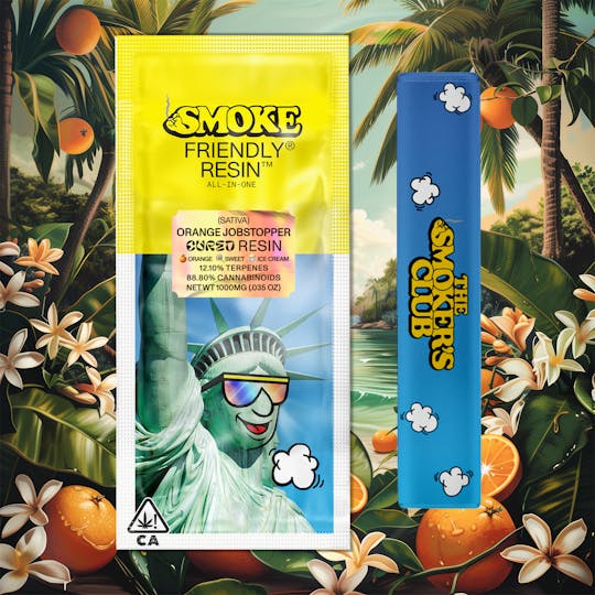 Friendly Brand - Friendly Brand x The Smoker's Club | Orange Jobstopper | 1g Cured Resin - 1
