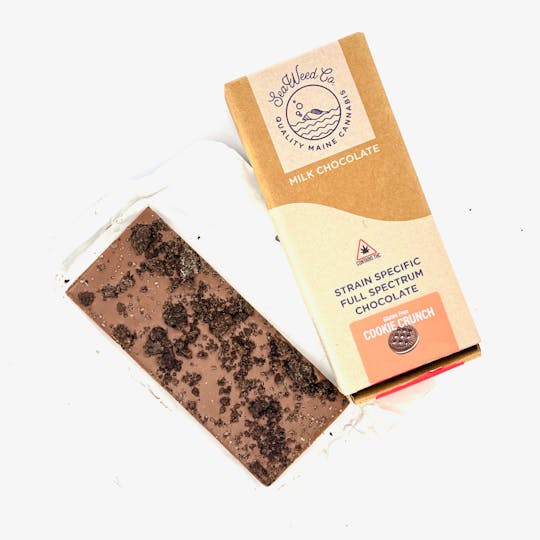 SeaWeed Co. - SWC - Caramel Headband strain - Cookie Crunch Milk Chocolate Bar 100mg - 1