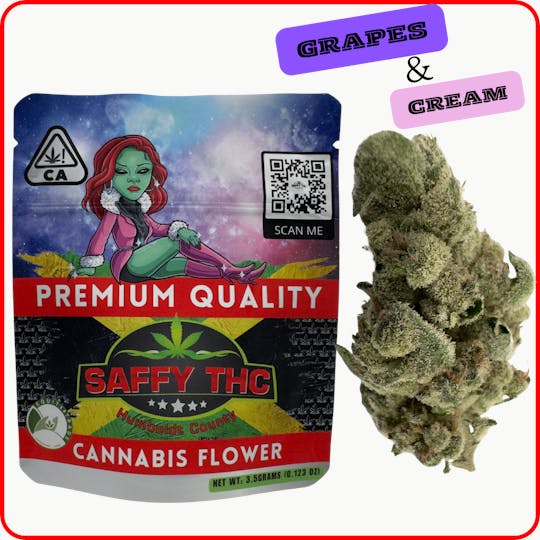 SAFFY THC - Saffy THC - Grapes & Cream - (3.5.g) - Light Dep - 1