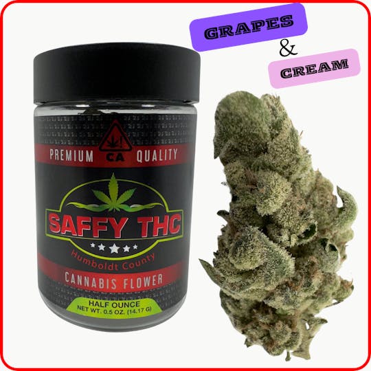 SAFFY THC - Saffy THC - Grapes & Cream - (14.g - 0.5.oz) - Light Dep - 1