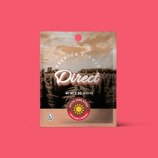 Direct - Sour Diesel (Sativa) Flower 3.5g - 1