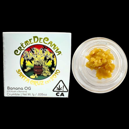 Crème De Canna - Creme De Canna - Crumble - Banana OG - 1g - 1