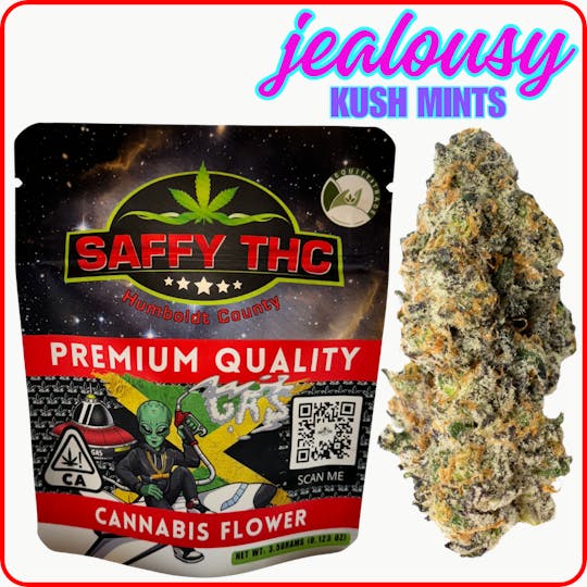 SAFFY THC - Saffy THC - Jealousy Kush Mints - (3.5.g) - Light Dep - 1