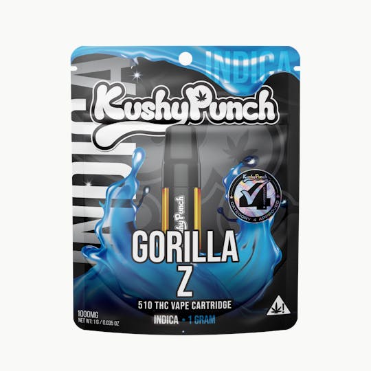 Kushy Punch - 1G Kushy Punch 510 Vape Cart - Gorilla Z - 1