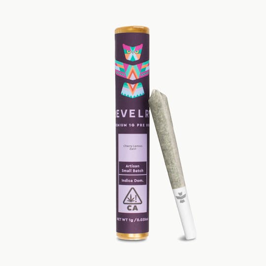 Revelry Herb Co - Lemon Cherry Zwirl - Indica - Pre Roll Single (1g) - 1