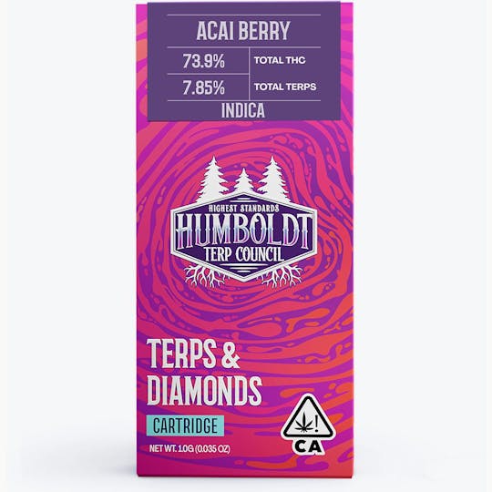 Humboldt Terp Council - Humboldt Terp Council | Live Resin Vape Cartridge Acai Berry 1g - 1