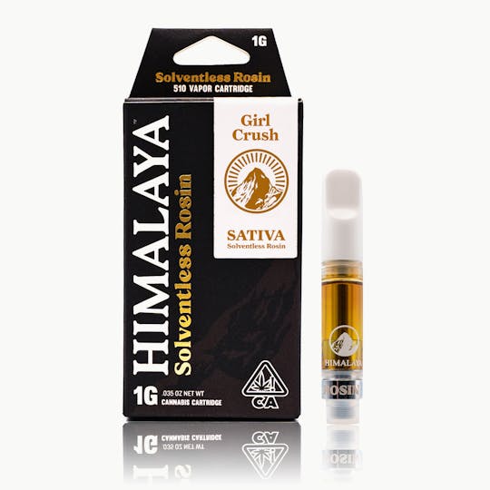 HIMALAYA - Girl Crush (Solventless Rosin) Cartridge - 1G - 1