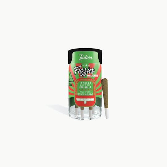 Fuzzies - Fuzzies Delights 2.5g Pre-Roll 5-Pack - Watermelon Z - Indica - 1