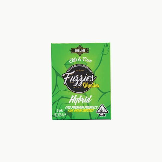 Fuzzies - Fuzzies Live Resin Infused Pre-Rolls 3.5g 5-Pack - Zoap - Hybrid - 1
