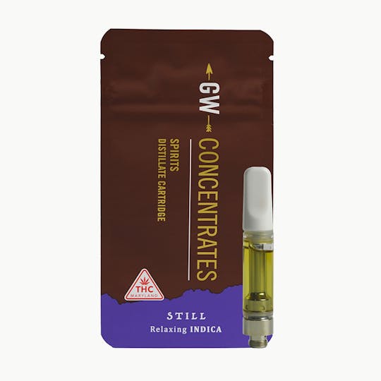 Grow West Cannabis Company - Tiger Blood | Spirits | Distillate Cartridge | Still (Indica) | 1g - 1