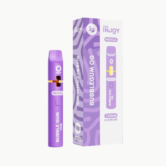 Cure Injoy - Cure Injoy 1G Bubblegum OG -AIO (INDICA) - 1