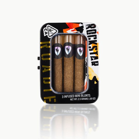 Rockstar Cannabis - Roadie | Half Moon Bay Gelato #1 | 3pk | Infused Blunts | 2.55g - 1