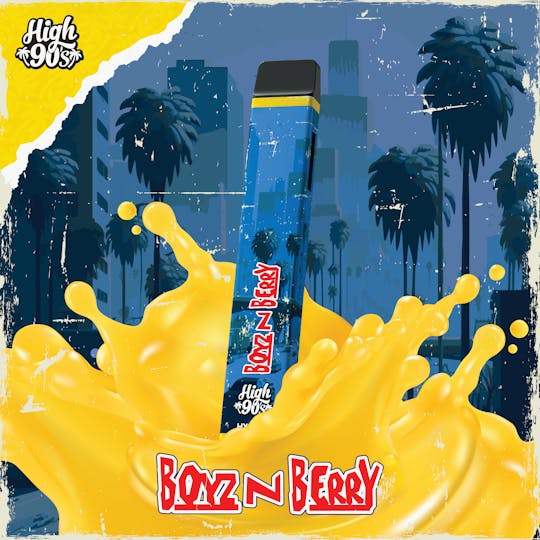 HIGH 90s - High 90s : Boyz N Berry 1g All-In-One Vape - 1
