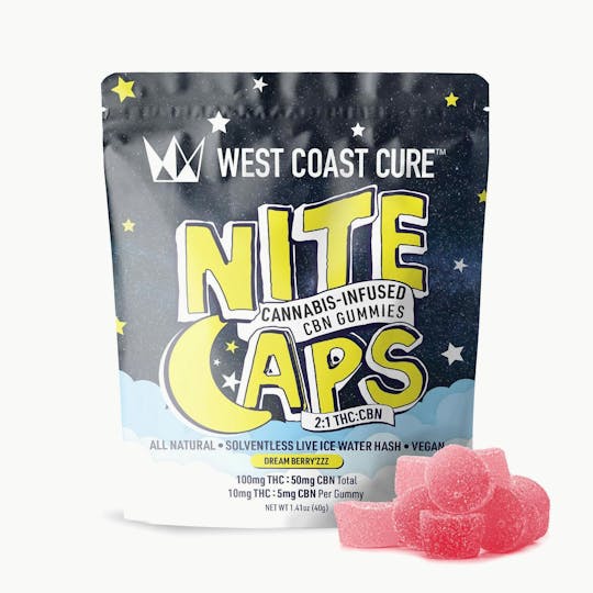 West Coast Cure - Dream Berry'zzz - 10 Gummies (10:5 mg each) - 1