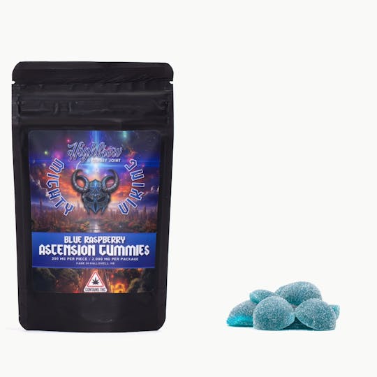 Highbrow - Highbrow/Mighty Viking Blue Raspberry Ascension Gummies 2000mg - 1
