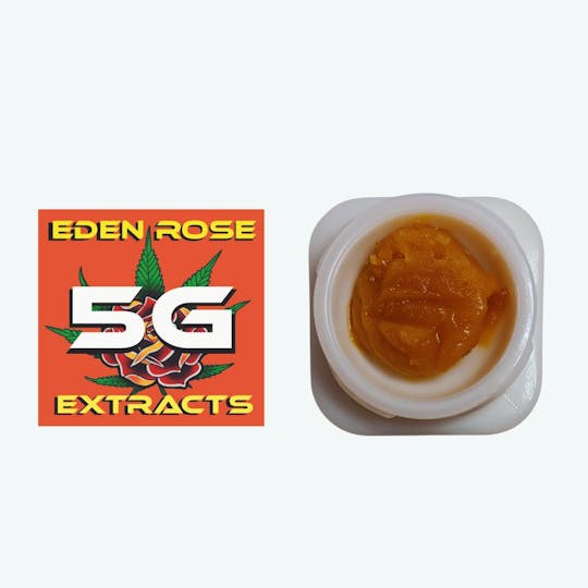 Eden Rose Processing - Eden Rose Extracts Cured Resin Baller Jar 5g - Slurty (Indica) - 1