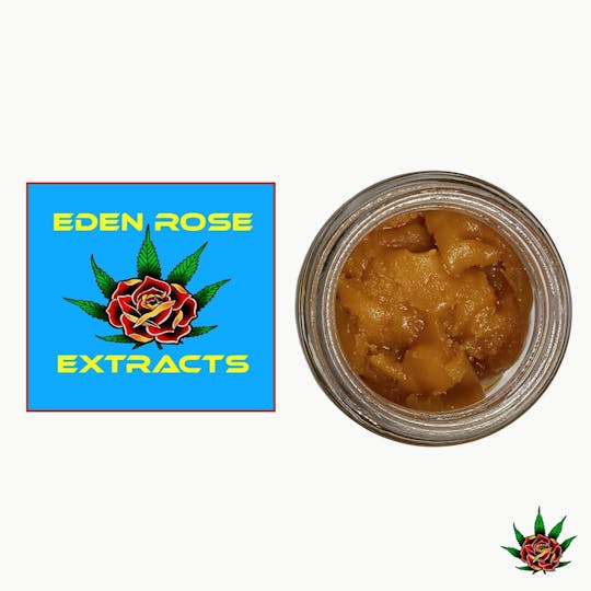 Eden Rose Processing - Eden Rose Extracts Cured Resin Baller Jar 28g - Slurty (Indica) - 1