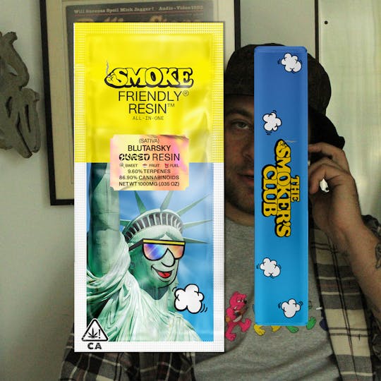 Friendly Brand - Friendly Brand x The Smoker's Club | Blutarsky - Sativa | 1g Cured Resin - 1