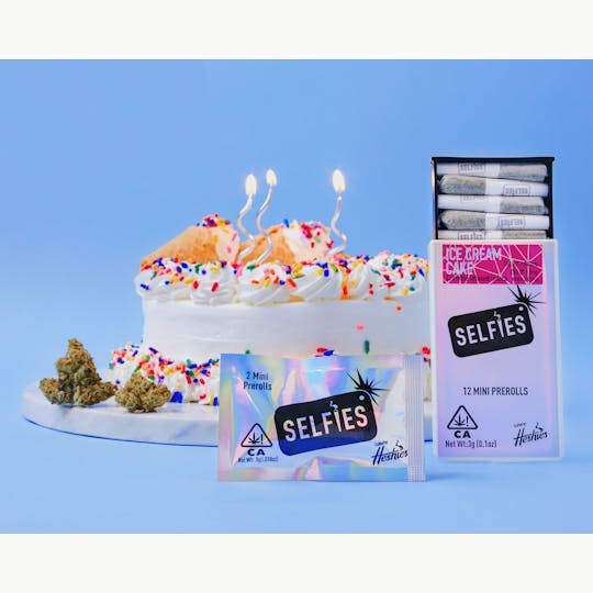 SELFiES - Infused Preroll 12 Pack (3g) - Ice Cream Cake - 1