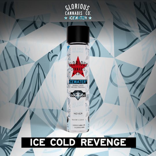 Glorious Cannabis Company - Ice Cold Revenge 1G | Bubble Hash with Diamonds | Glorious Cannabis Co. - 1