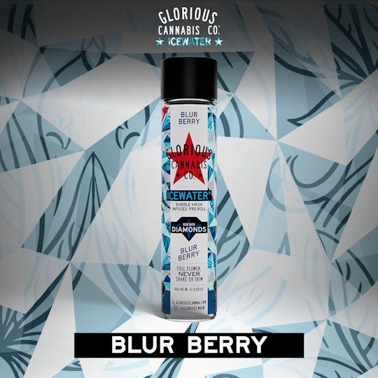 Glorious Cannabis Company - Blur Berry 1G | Bubble Hash with Diamonds | Glorious Cannabis Co. - 1