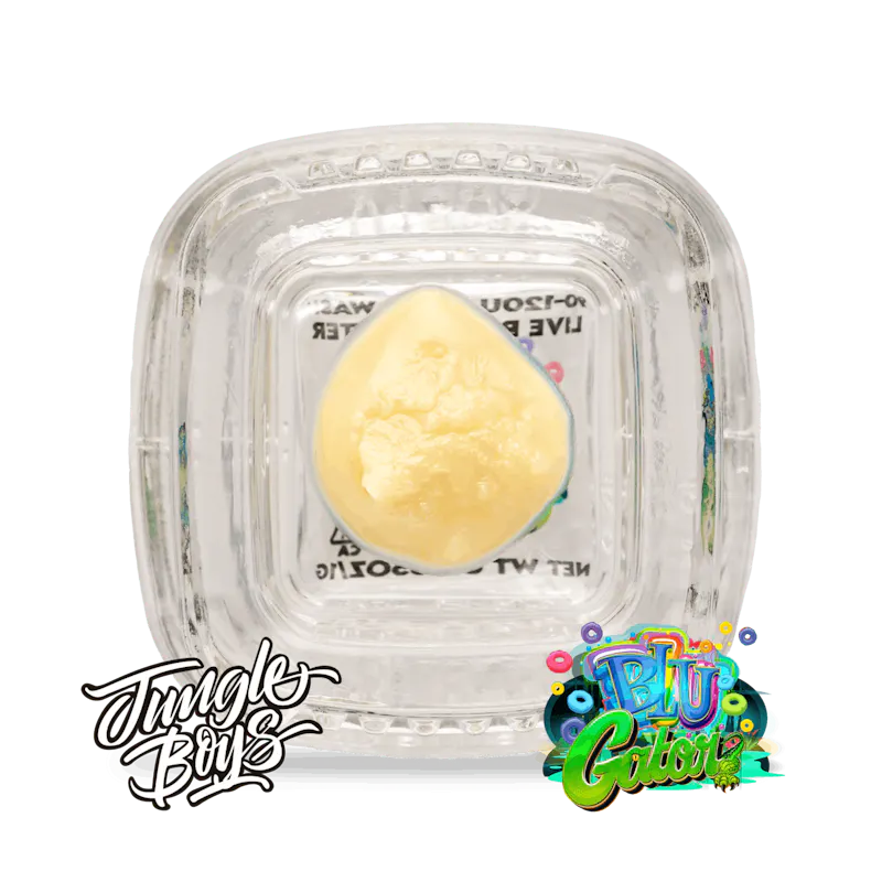 Jungle Boys Blu Gator - 2.5g 90-120u 1st Wash Live Rosin Batter concentrate