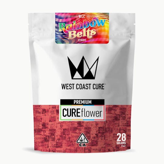 West Coast Cure - Rainbow Belts - 28G Premium Flower - 1