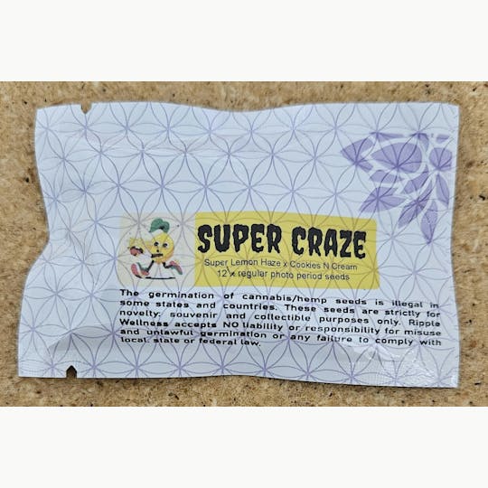 Ripple Wellness - Seeds - Super Craze - 12ct Seed Pack - 1