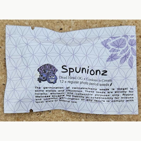 Ripple Wellness - Seeds - Spunionz - 12ct Seed Pack - 1
