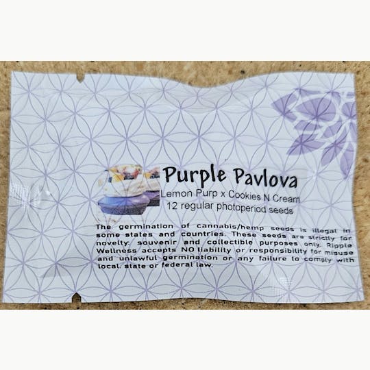 Ripple Wellness - Seeds - Purple Pavlova - 12ct Seed Pack - 1