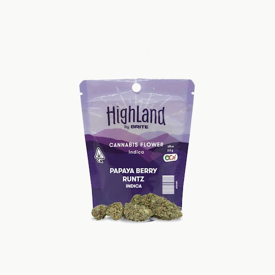 Brite Labs - BRITE Highland OCal Flower (3.5g) - I - Papaya Berry Runtz - 1
