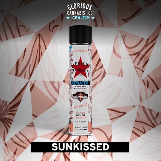 Glorious Cannabis Company - Sunkissed 1G | Bubble Hash with Diamonds | Glorious Cannabis Co. - 1