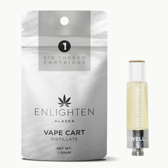 Enlighten - Blue Razz Distillate Cartridge - 1g - 1