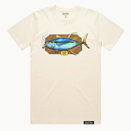 Jungle Boys - Jungle Boys Clothing | Smoking Tuna Tee - XL (Cream) - 1