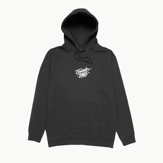 Jungle Boys - Jungle Boys Clothing | Stacked Embroidered Hoodie - Medium (Black/White) - 1